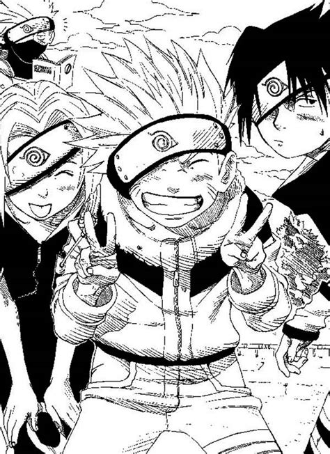 Coloriage naruto : tous les dessins à imprimer 